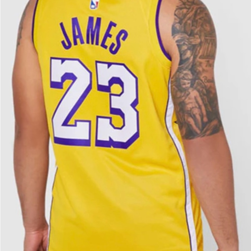Nike Lakers Yellow Basketball Jersey - Picture 3 of 5